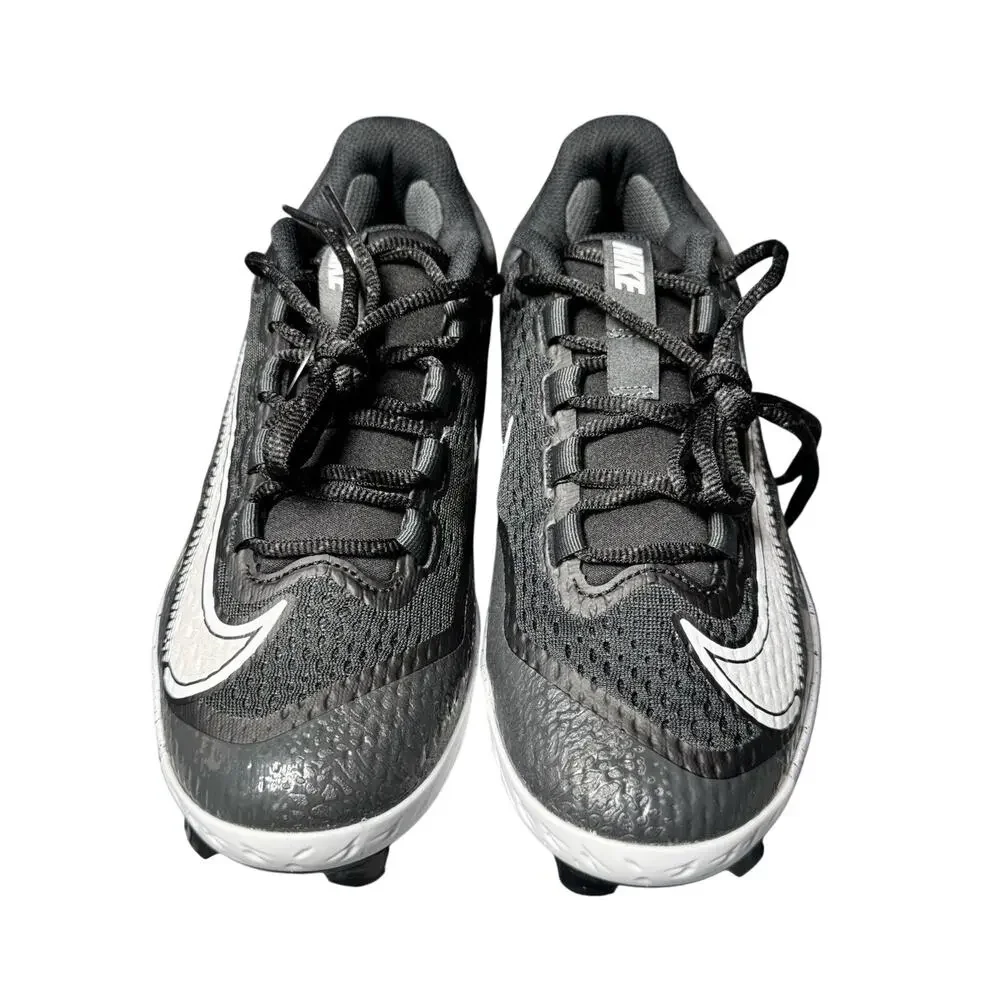 Nike Alpha Huarache Elite 4 MCS Baseball Cleat Black White FD6221-003 Sz 15